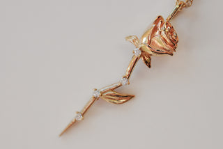 Collier Rose Céleste