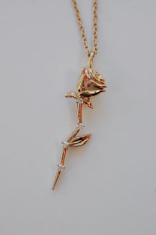 Collier Rose Céleste