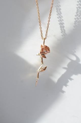 Collier Rose Céleste