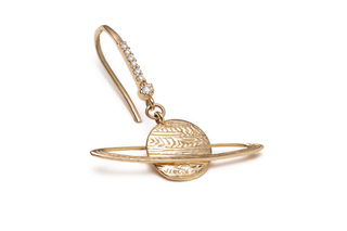 Boucle d'oreille Saturne