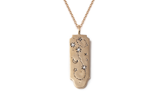 Collier Scorpion écrit dans les étoiles