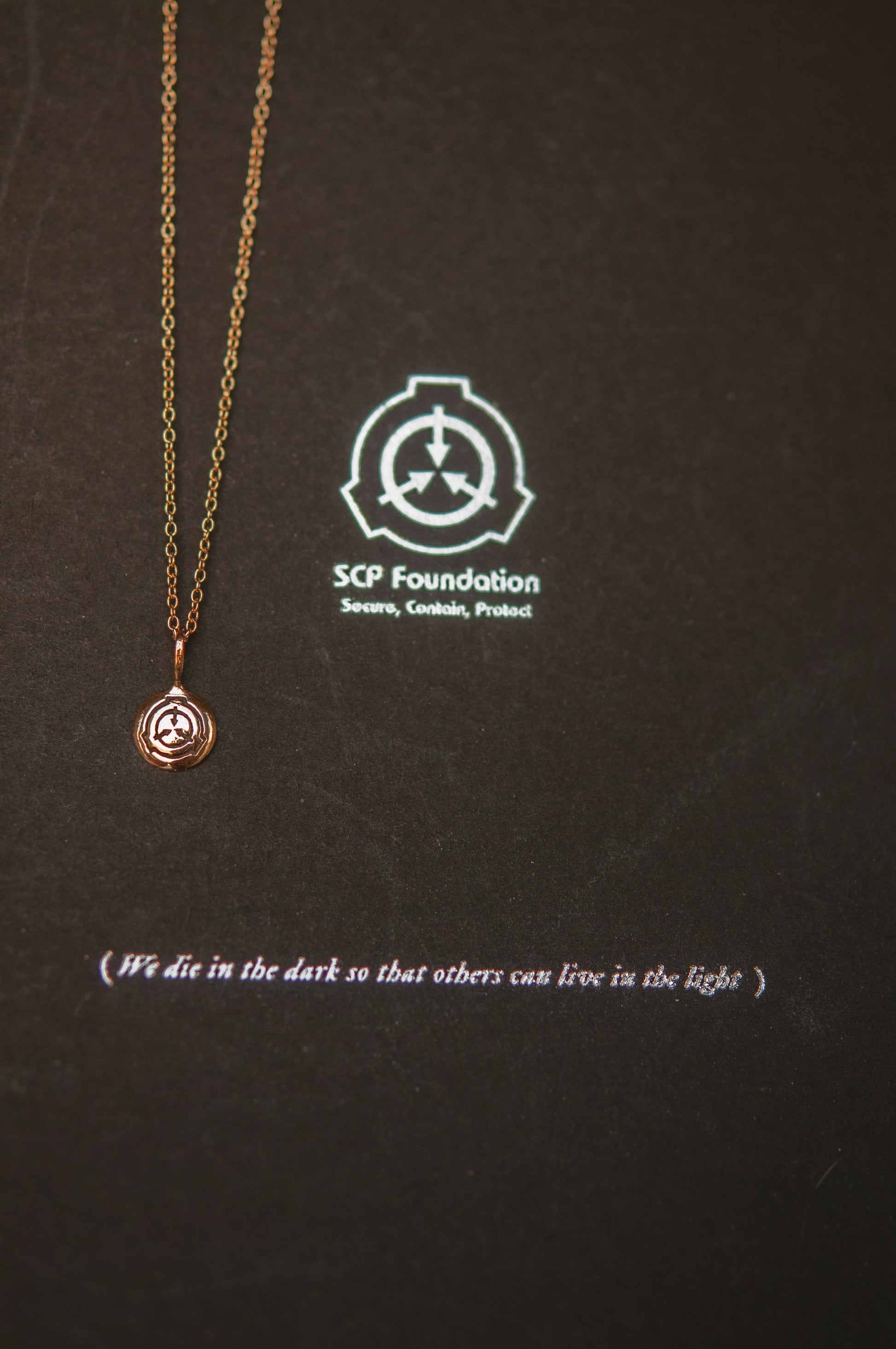 SCP Foundation Pendant – Sofia Zakia