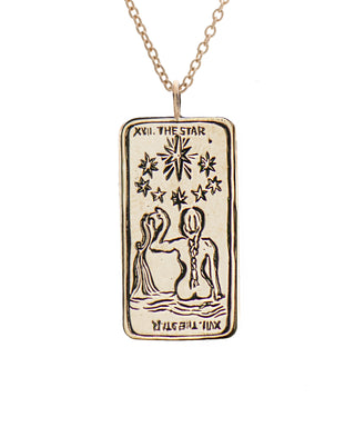 The Star II. Tarot Card Necklace