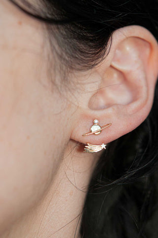 Boucle d'oreille étoile souhaitant