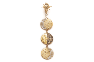 Boucle d'oreille Phase de Lune Suprême