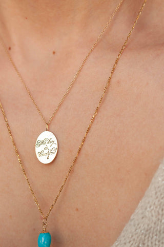 Collier Bélier écrit dans les étoiles