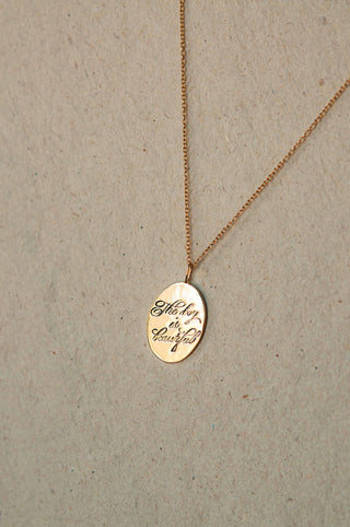 Collier Bélier écrit dans les étoiles