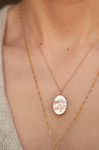 Collier Bélier écrit dans les étoiles