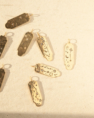 Collier Poissons écrit dans les étoiles